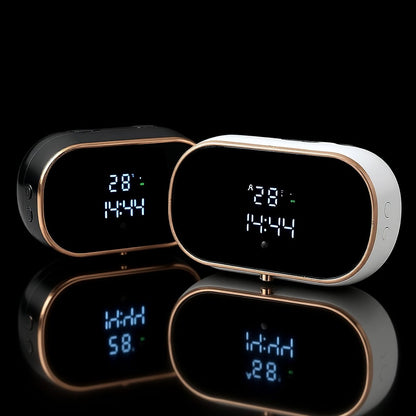 Luméa Foam & Soap Dispenserbs in black and white with digital display